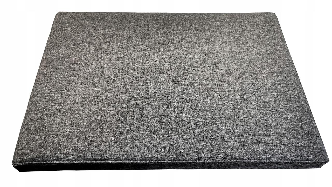Legowisko Afik sawana 8cm PU (6/8): Widok z boku. Mata dla dużego psa.