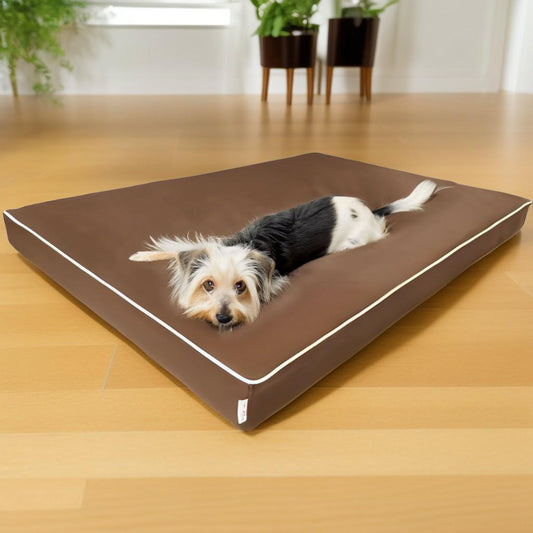Legowisko ortopedyczne Rosa 8cm (6/25) - widok z boku. Idealne dla psa, wodoodporne i łatwe w czyszc