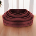 Charger l'image dans la visionneuse de la galerie, Lit Lora Funitopets : rond, en velours pour chiens
