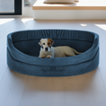 Charger l'image dans la visionneuse de la galerie, Lit Lora Funitopets : rond, en velours pour chiens