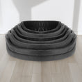 Charger l'image dans la visionneuse de la galerie, Lit Lora Funitopets : rond, en velours pour chiens