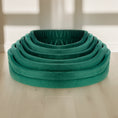 Charger l'image dans la visionneuse de la galerie, Lit Lora Funitopets : rond, en velours pour chiens