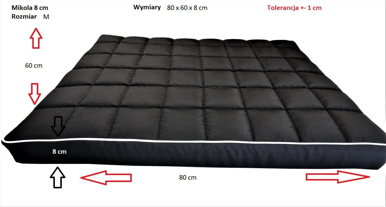 Wymiary legowiska dla psa mikola w rozmiarze M