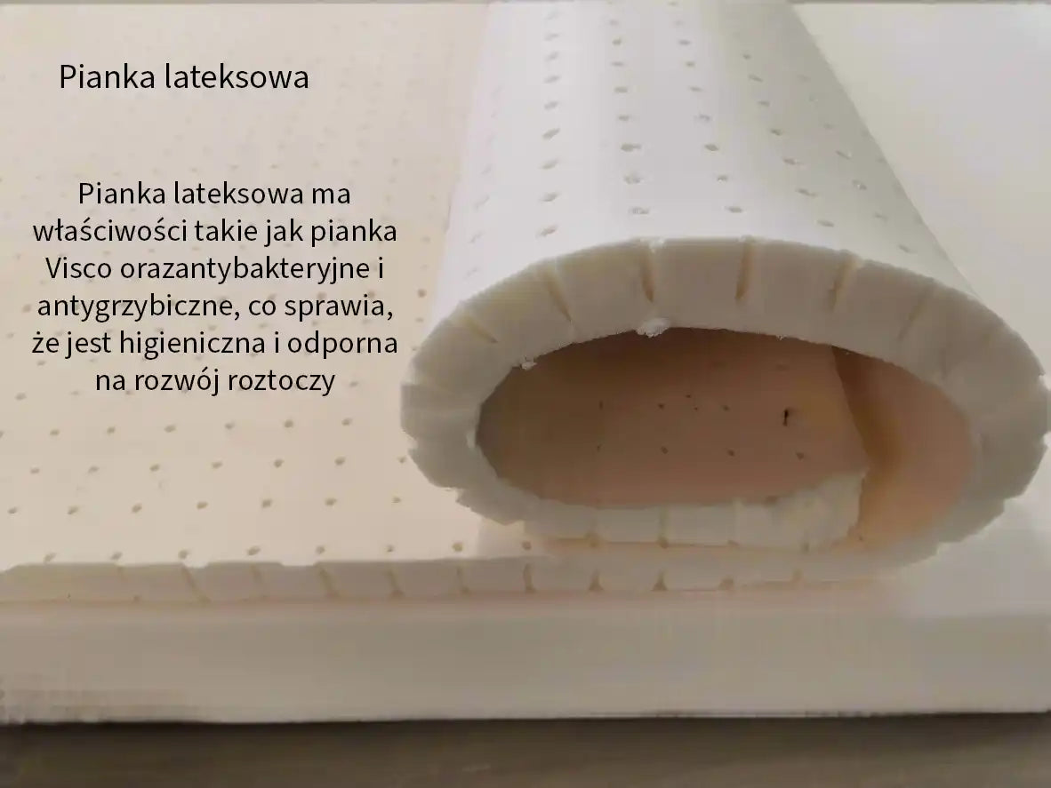 Legowisko ortopedyczne Teoś z ekoskóry (6/33) - widok z boku. Kanapa dla dużego psa.