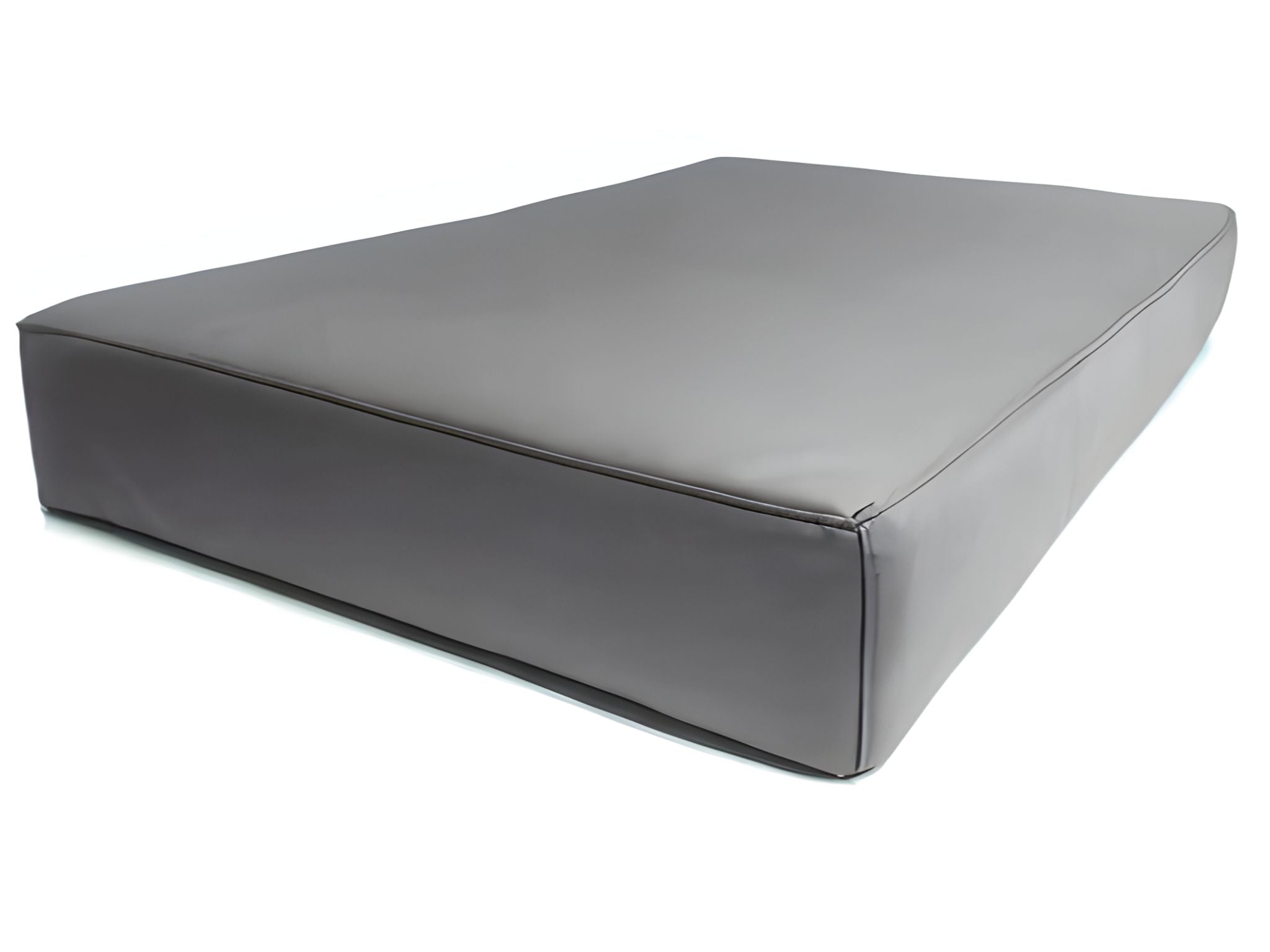 Legowisko Afik z ekoskóry (10/15) - widok z boku. Idealne dla dużego psa. Ortopedyczne i wygodne.