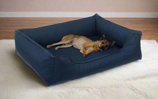 Legowisko ortopedyczne Flora (17/38) - widok z boku. Kanapa dla psa, wysoka jakość, komfort.
