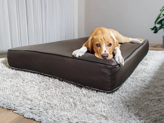 Legowisko Rosa wodoodporne 10cm (4/21 - detale). Materac dla psa, różne rozmiary.