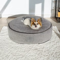 Charger l'image dans la visionneuse de la galerie, Legowisko dla psa Betty (1/3) - widok z przodu. Komfortowe i stylowe posłanie.