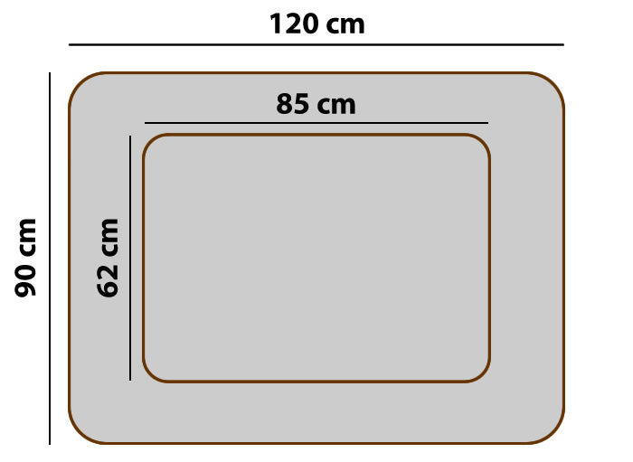 wymiary legowiska dla psa teoś w rozmiarze XL