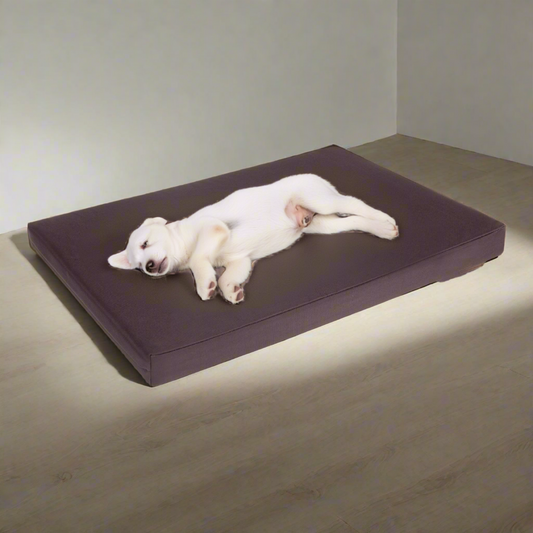 Wodoodporne legowisko Mela (1/8) - widok z przodu. Materac dla psa, idealny dla dużych ras.