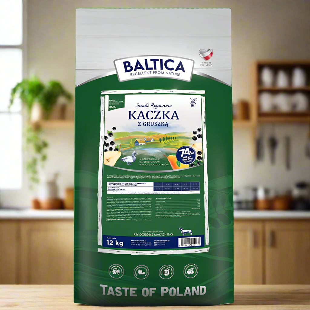Karma dla psa Smaki Regionów Kaczka z gruszką średnie i duże rasy