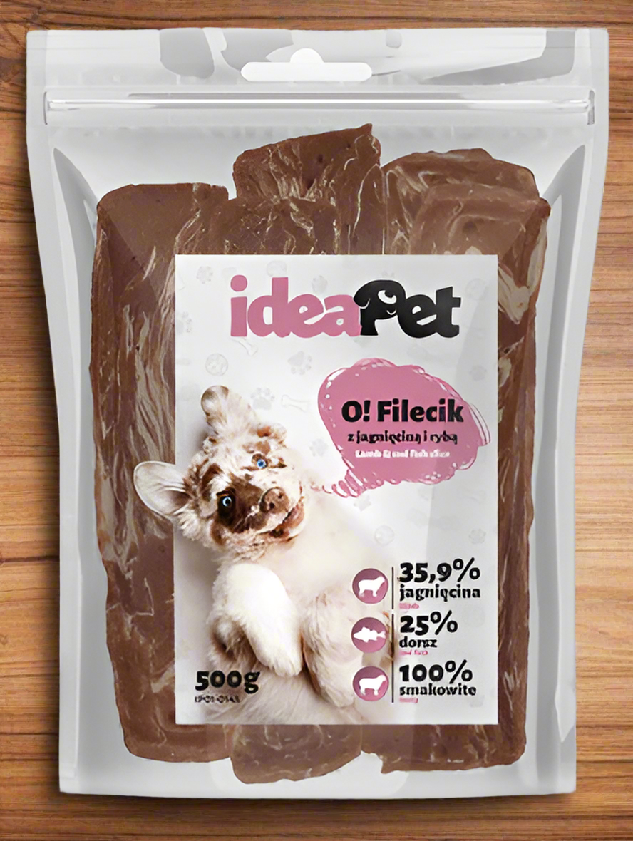 ideaPet Filecik z jagnięciną i rybą 500g