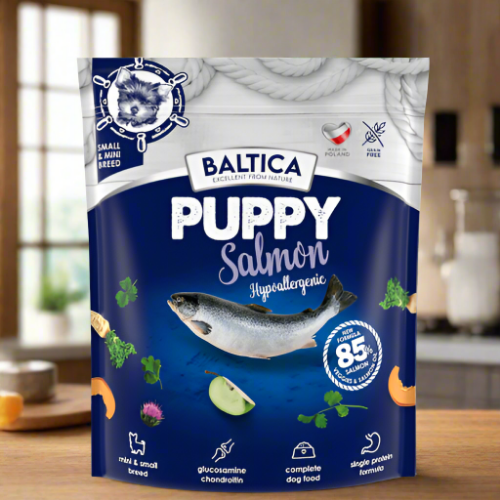 karma dla szczeniąt baltica z łososiem 1 kg