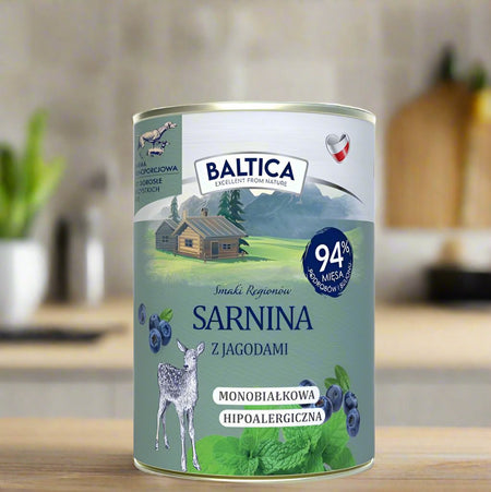 Karma mokra Baltica Sarnina z jeżyną dla psa dorosłego (1/1 - opakowanie)